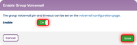 Enabling group voicemail email alerts Enabling group voicemail email alerts