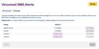 Voicemail SMS Alerts Voicemail SMS Alerts