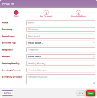Configuring your Voipfone PA script Configuring your Voipfone PA script