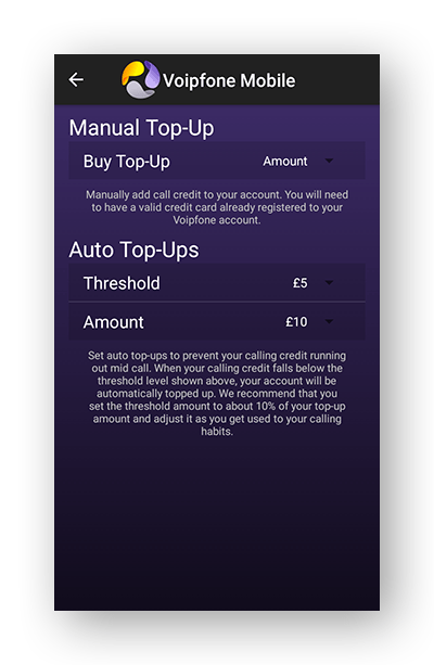 Top Ups